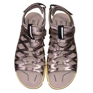 ECCO Intrinsic Metallic Gladiator Sandals     Size: EU 41 / US 10 -10.5